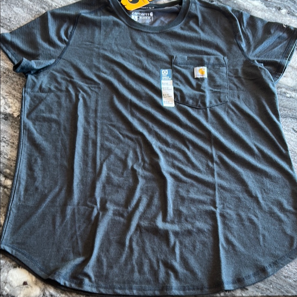 Carhartt Gray Short Sleeve Tee Relaxed Fit